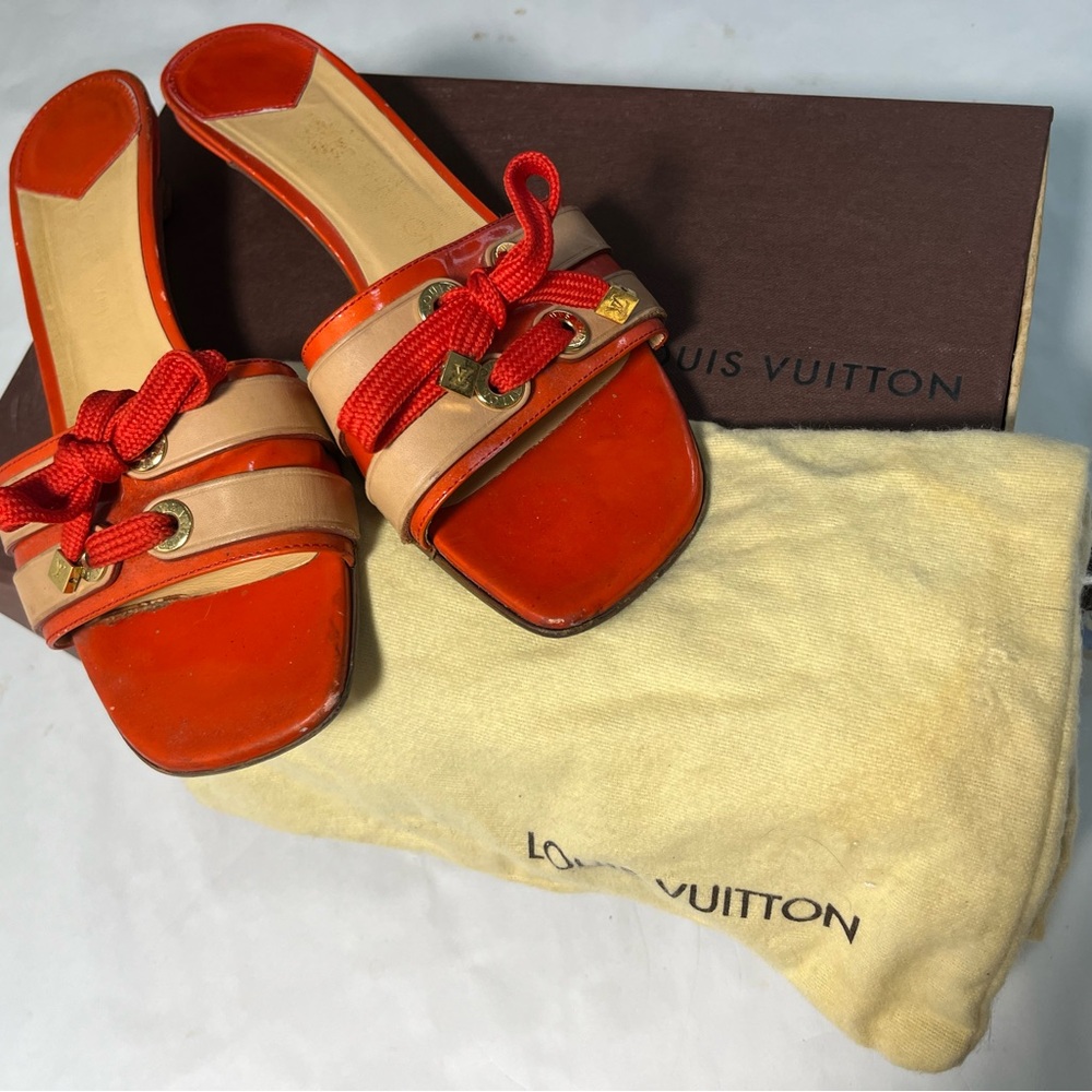 Louis Vuitton Vintage Pink Sandals